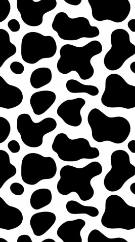 Cow Print Phone Background Image 1080x1920px