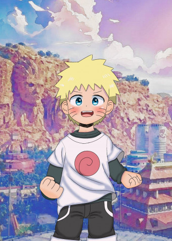 Child Naruto Phone Background Image 1195x1672px