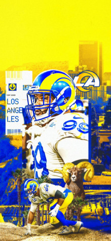 Los Angeles Rams Wallpaper for Mobile 946x2048px