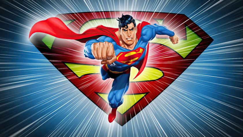 Superman Logo Wallpaper Image 1920x1084px