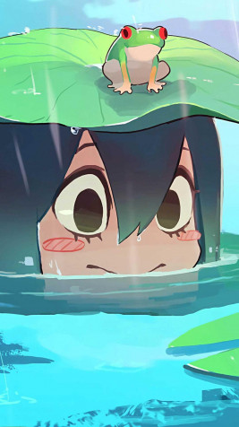 Tsuyu Asui iPhone Wallpaper 1080x1920px