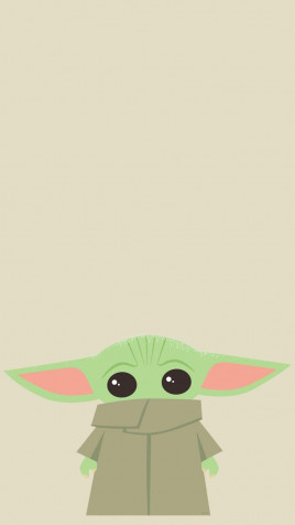 Baby Yoda Android Wallpaper 870x1546px