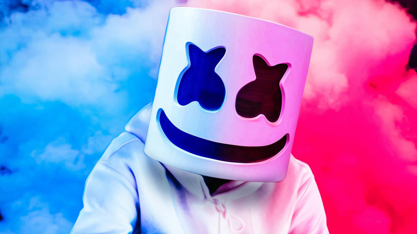 Cartoon Marshmello 4k UHD Wallpaper 3840x2160px