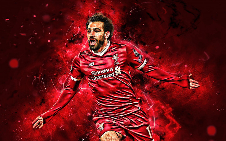 Mohamed Salah Retina Widescreen Wallpaper 2880x1800px