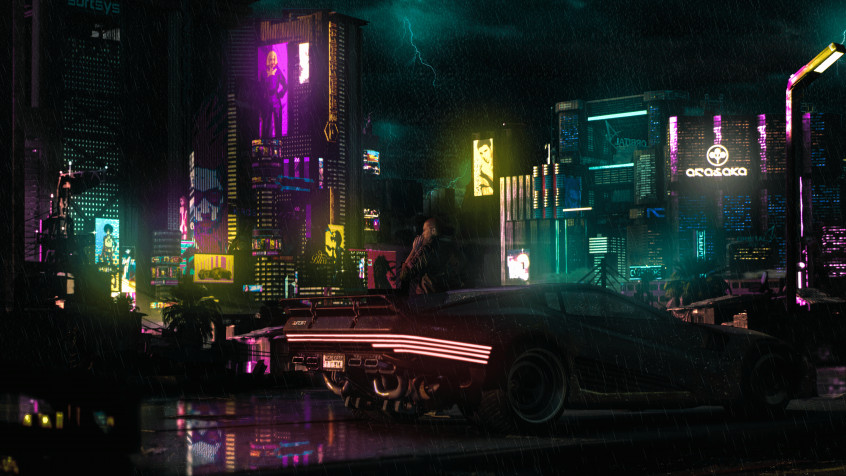 City Rain 4k UHD Wallpaper 3840x2160px