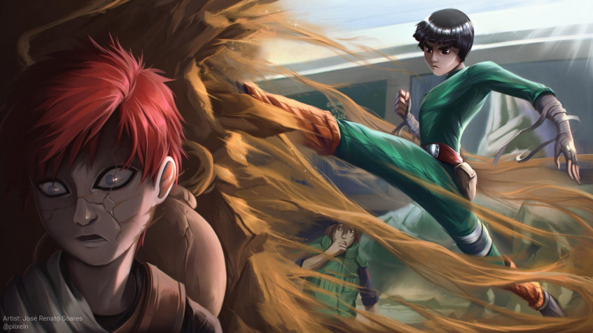 Rock Lee Full HD 1080p Wallpaper 1920x1080px