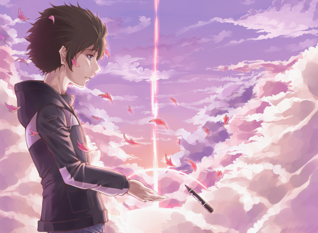 Your Name Tachibana Taki Laptop Wallpaper 2893x2126px