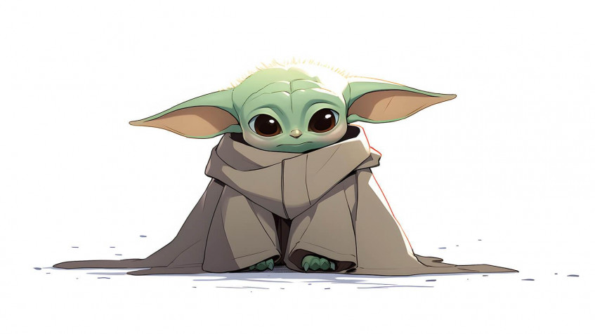 Baby Yoda HD Wallpaper 1536x864px