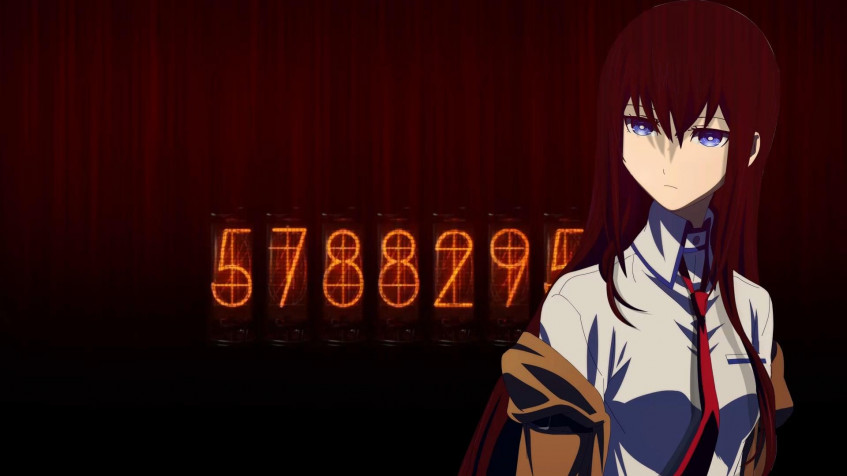 Kurisu Makise Full HD 1080p Wallpaper 1920x1080px