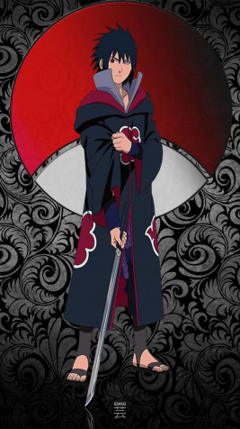 Sasuke Uchiha Wallpaper for iPhone 1280x2276px