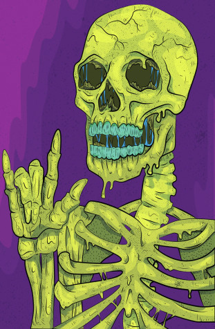 Skeleton Wallpaper for Mobile 3238x4946px