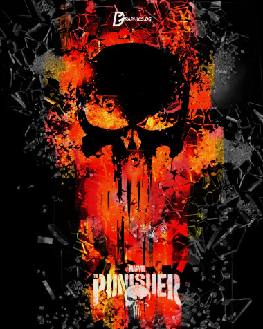 The Punisher Phone Background 1920x2400px