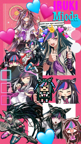 Ibuki Mioda Wallpaper for iPhone 1080x1920px