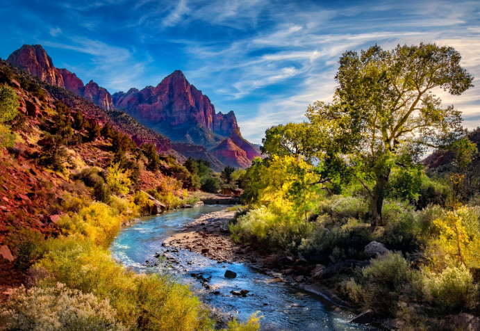 Zion National Park Desktop Wallpaper 5500x3789px