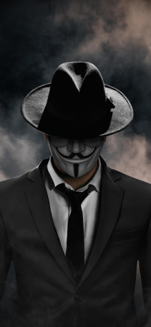 Anonymus iPhone 11 Pro Max Wallpaper 1242x2688px