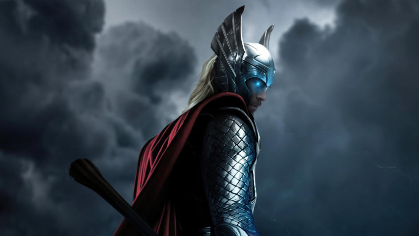 Thor Desktop Wallpaper 1360x768px