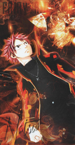 Natsu Dragneel Android Wallpaper 1594x3052px