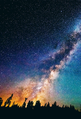 Night Sky Phone HD Background 1040x1536px