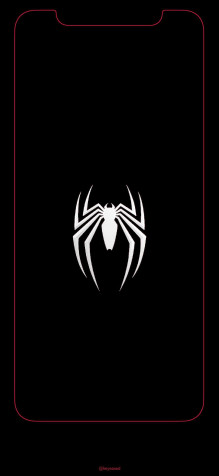 Spiderman Logo iPhone Wallpaper 1301x2820px