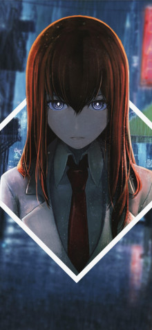 Kurisu Makise iPhone 14 Plus Wallpaper 1284x2778px