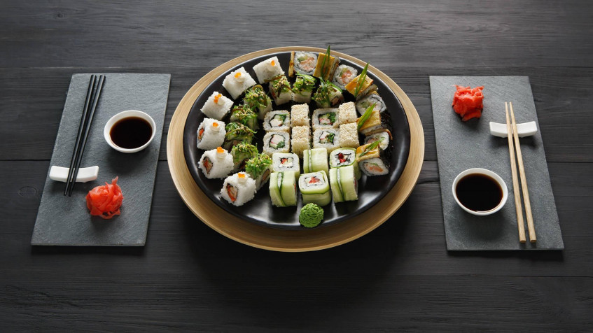 Sushi Full HD 1080p Wallpaper 1920x1080px