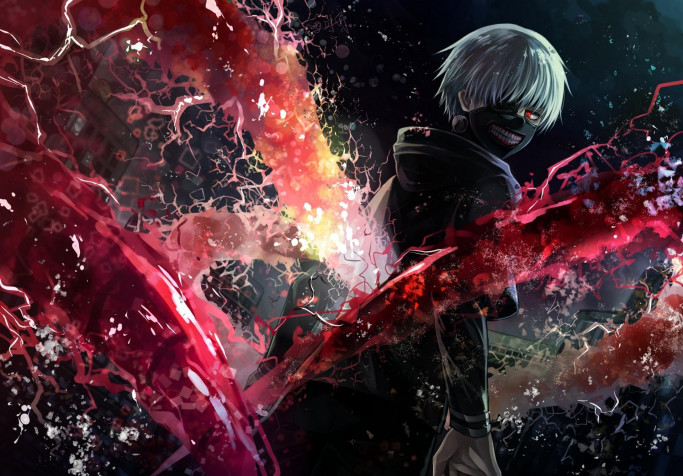 Cool Tokyo Ghoul Desktop Wallpaper 1920x1338px