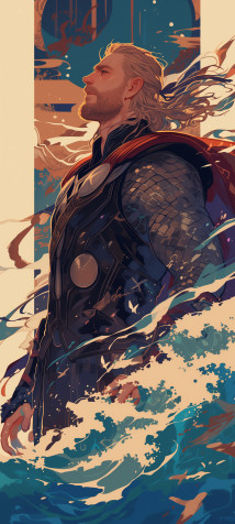 Cool Thor Wallpaper for Mobile 1472x3264px