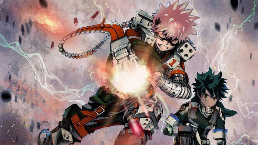 Katsuki Bakugo Full HD 1080p Wallpaper 1920x1080px