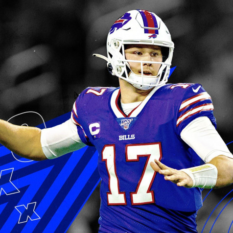 Josh Allen Phone Background Image 1400x1400px