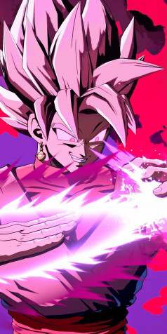 Super Saiyan Rose Goku Black iPhone Background Image 1080x2160px