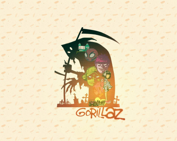 Gorillaz Background Image 1280x1024px