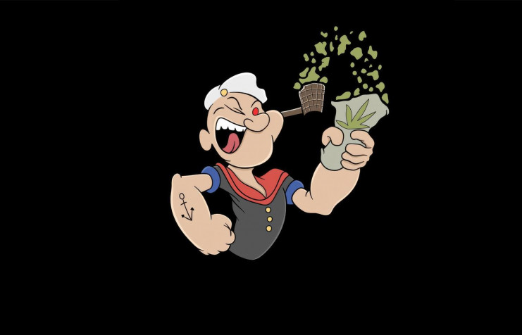 Popeye HD Wallpaper 1400x900px