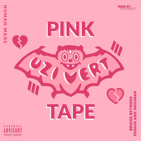 Pink Tape Phone HD Background 3000x3000px