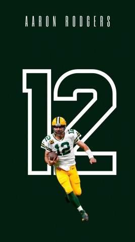 Title Aaron Rodgers Phone Background Image 1080x1920px