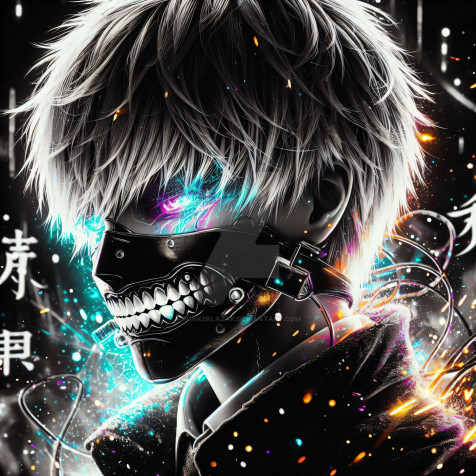 Cool Tokyo Ghoul Phone HD Background 1920x1920px