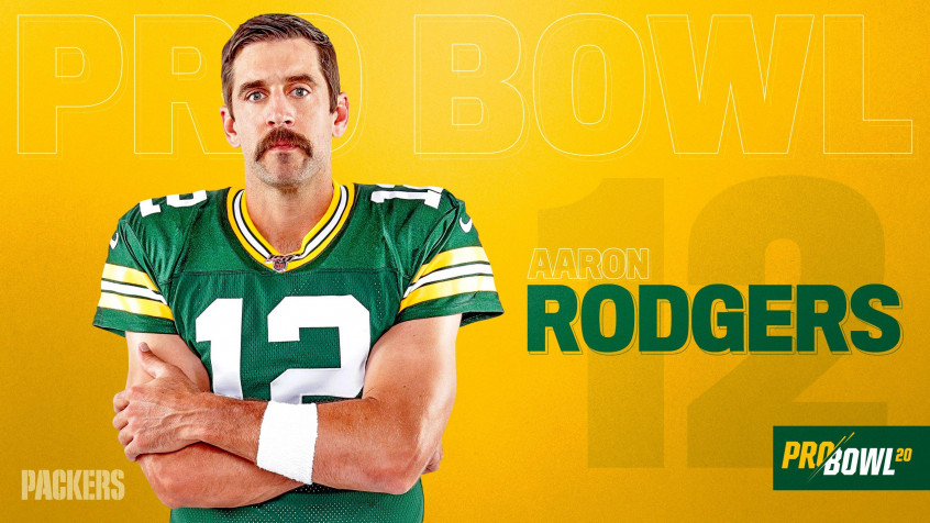 Title Aaron Rodgers 2k QHD Wallpaper 2560x1440px