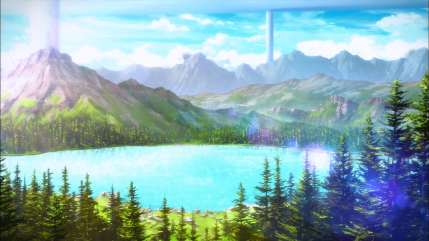 Anime Landscape Full HD 1080p Wallpaper 1920x1080px