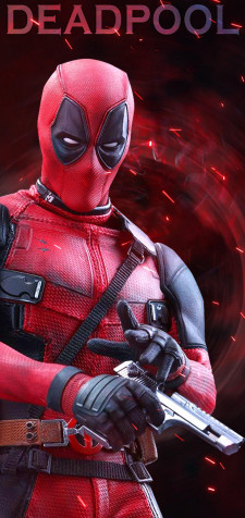 Deadpool Phone Wallpaper 1080x2280px