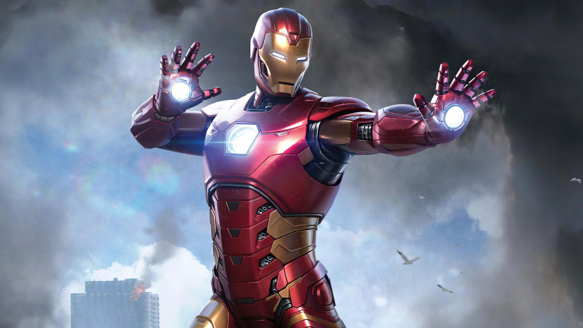 Iron Man HD Background 3642x2049px