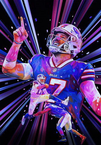 Josh Allen Phone HD Background 1200x1714px