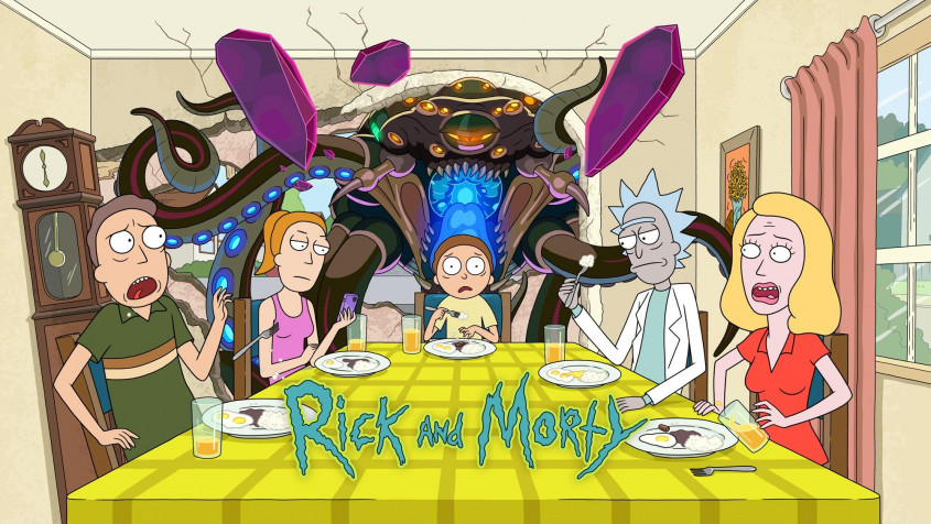 Rick And Morty Season 5 Laptop Background 2000x1127px