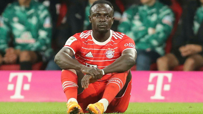 Sadio Mane Bayern HD Background 1600x900px