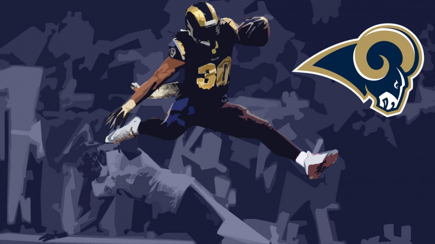 Todd Gurley Full HD 1080p Wallpaper 1920x1080px