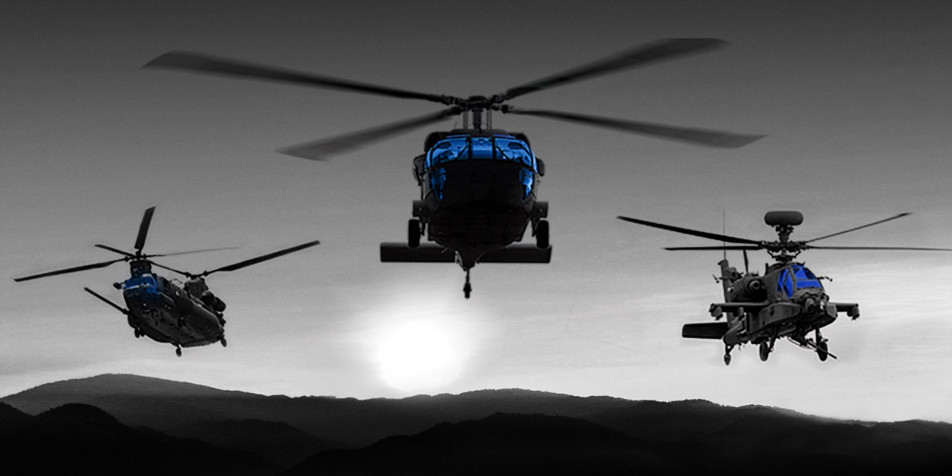 Black Hawk MacBook Wallpaper 2000x1000px