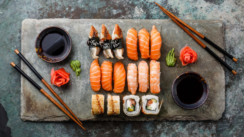 Sushi 4k UHD Wallpaper 3840x2160px