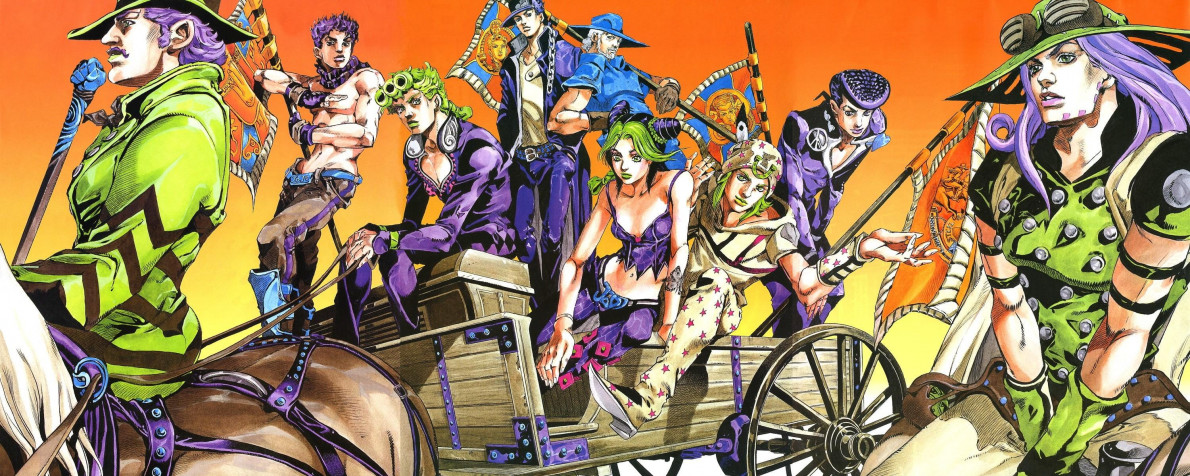 Jojo No Kimyou Na Bouken Desktop Wallpaper 3000x1200px