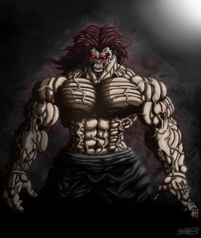 Yujiro Hanma Phone HD Background 3024x3576px