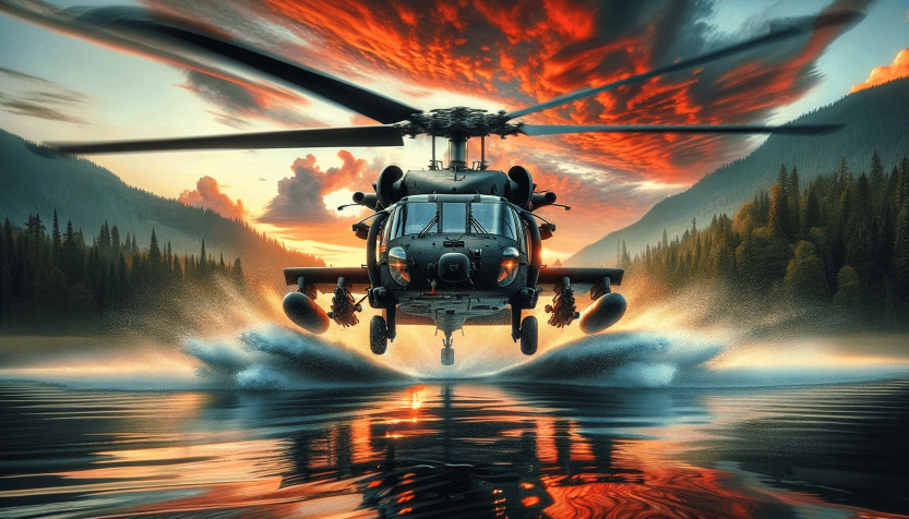 Black Hawk Desktop Background 1792x1024px