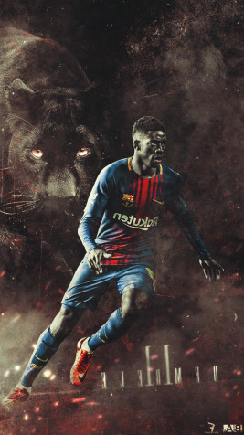 Dembele iPhone Wallpaper Image 1092x1941px