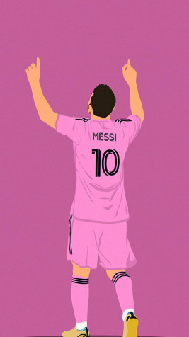 Cute Lionel Messi iPhone Wallpaper Image 1080x1920px